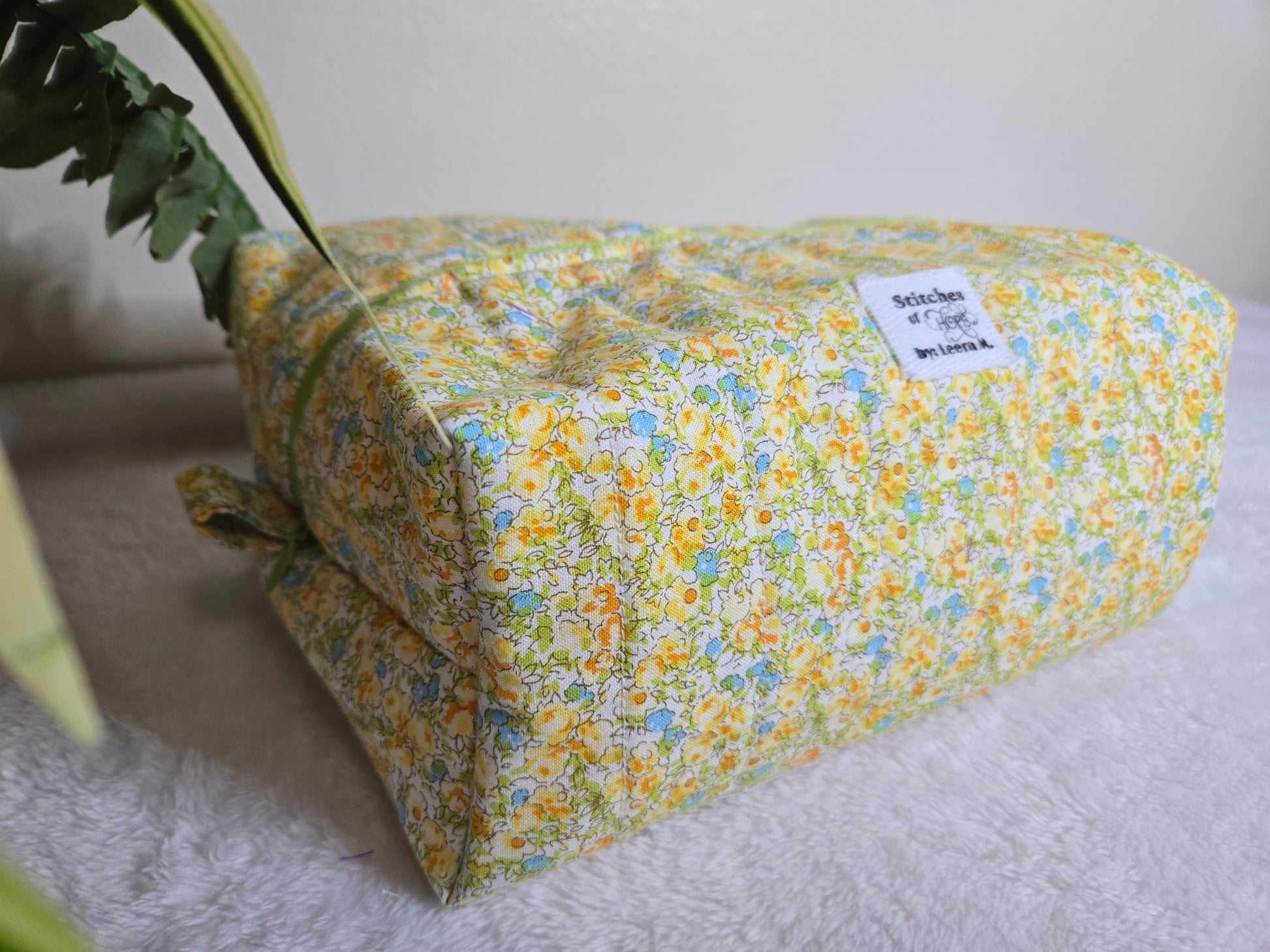 Sunshine Meadow Makeup Bag – Handmade by Stitches of Hope by Leera M.