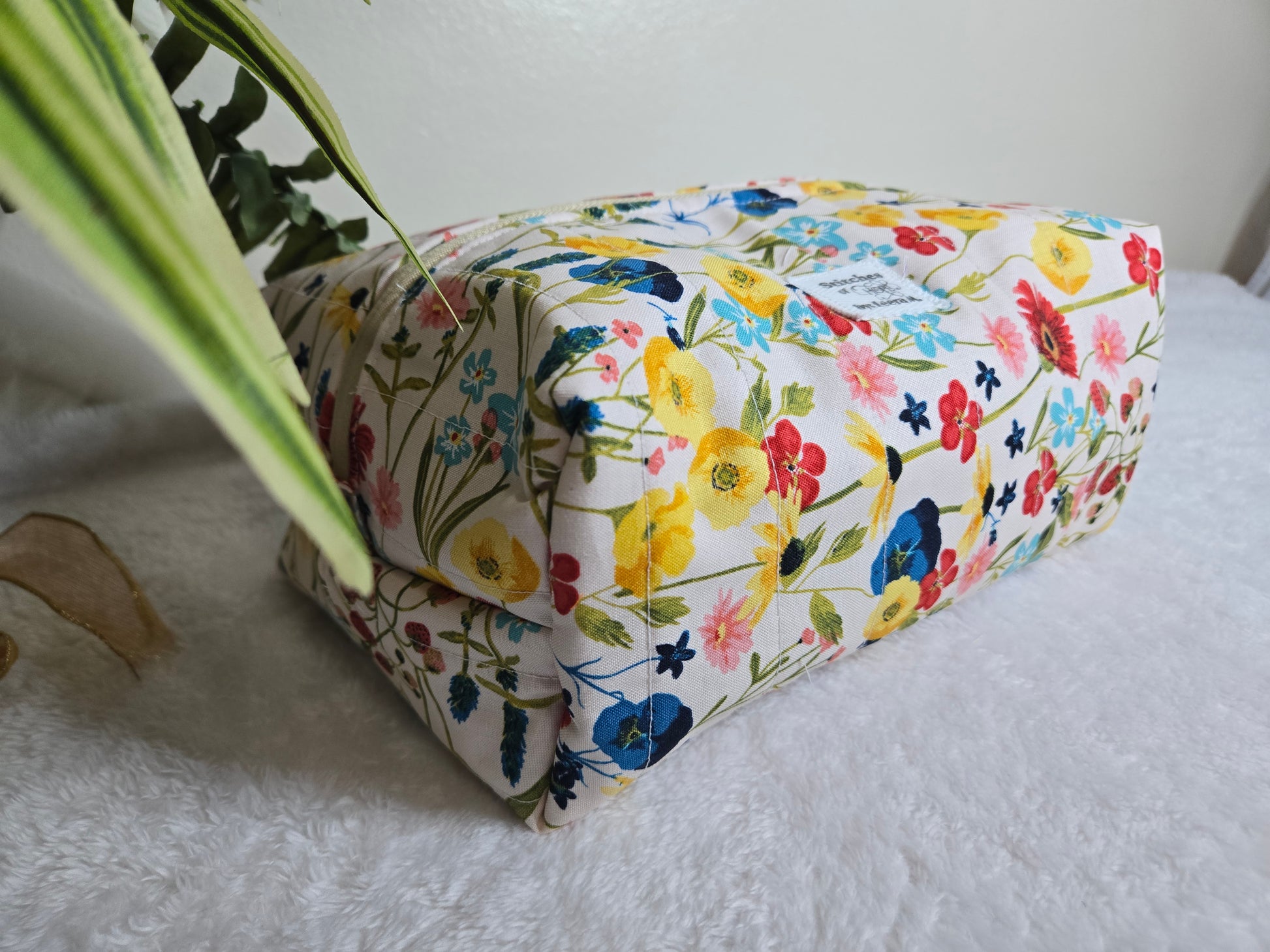 Wildflower Joy Makeup Bag – Stitches of Hope by Leera M.