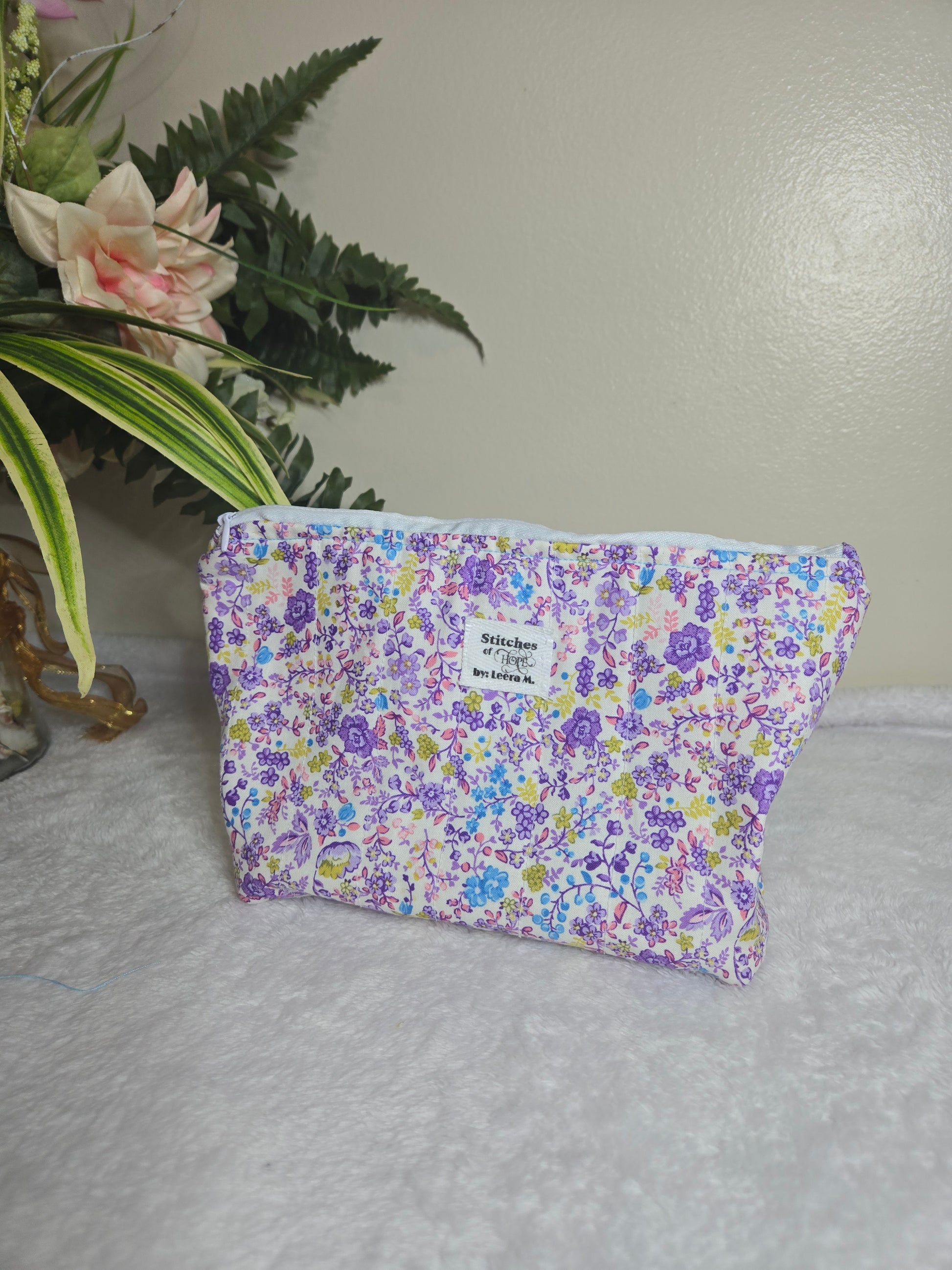 Floral Bloom Makeup Pouch