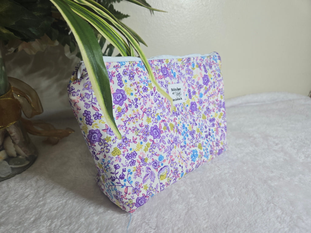 Floral Bloom Makeup Pouch