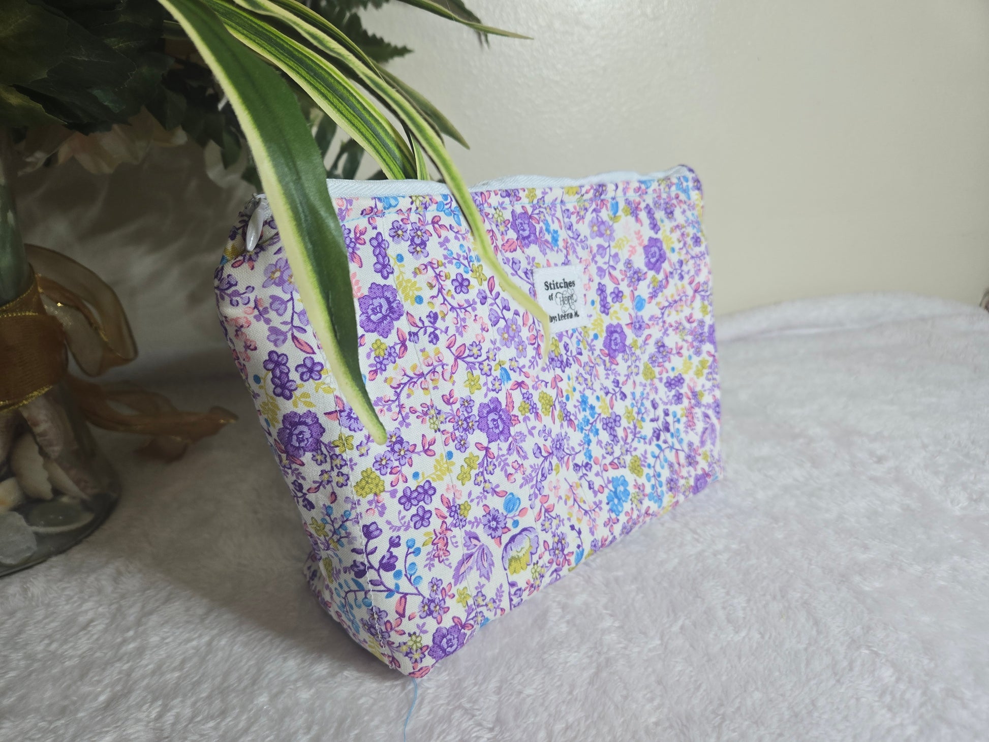 Floral Bloom Makeup Pouch