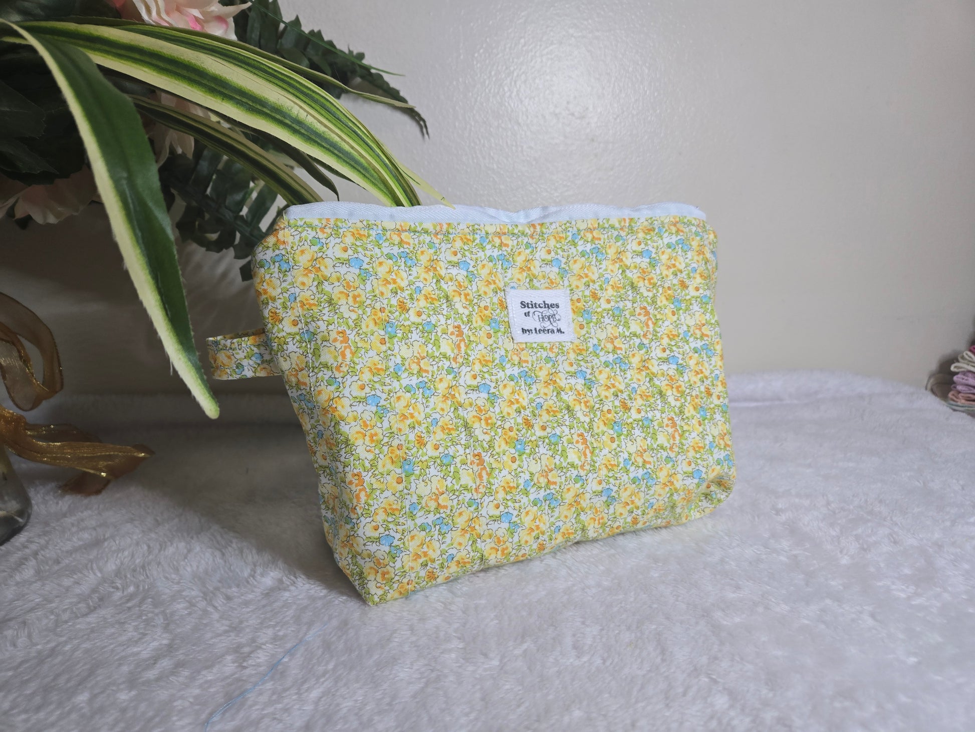 Sunshine Meadow Makeup Pouch