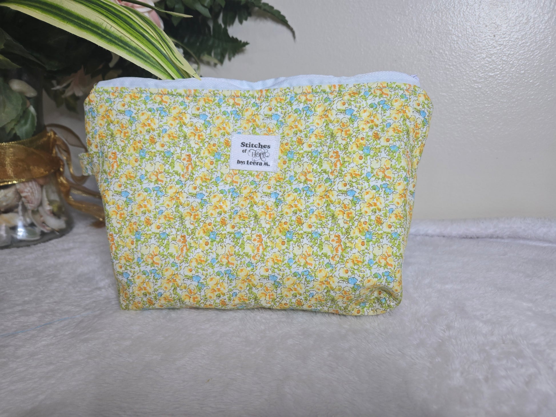 Sunshine Meadow Makeup Pouch