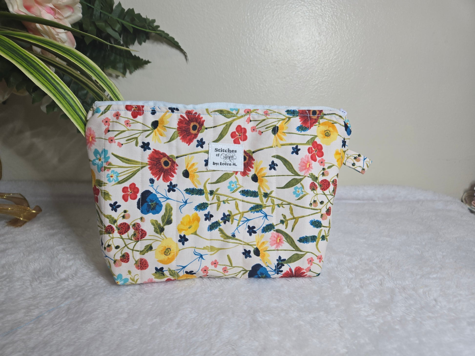 Wildflower Joy Makeup Pouch