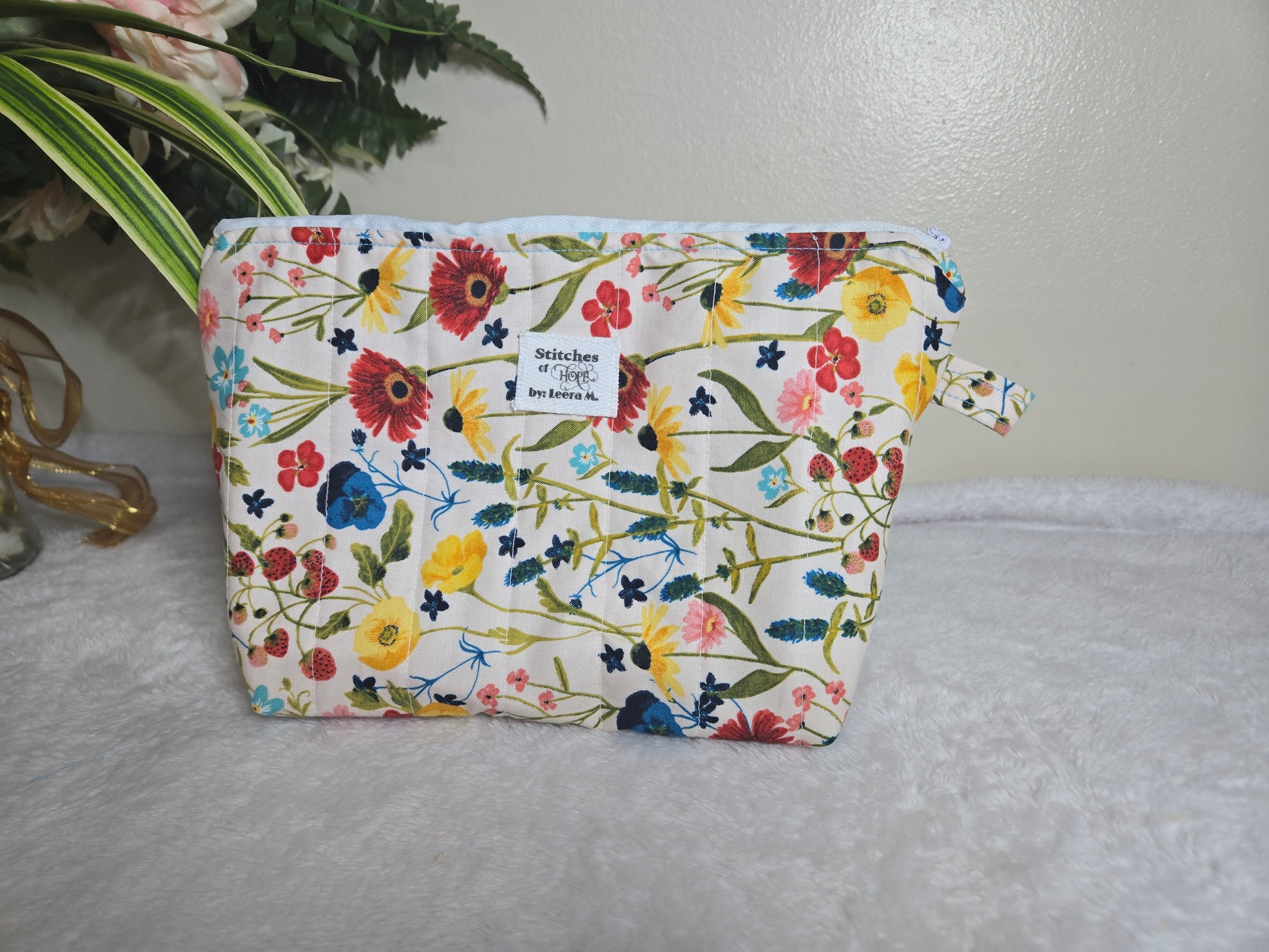 Wildflower Joy Makeup Pouch