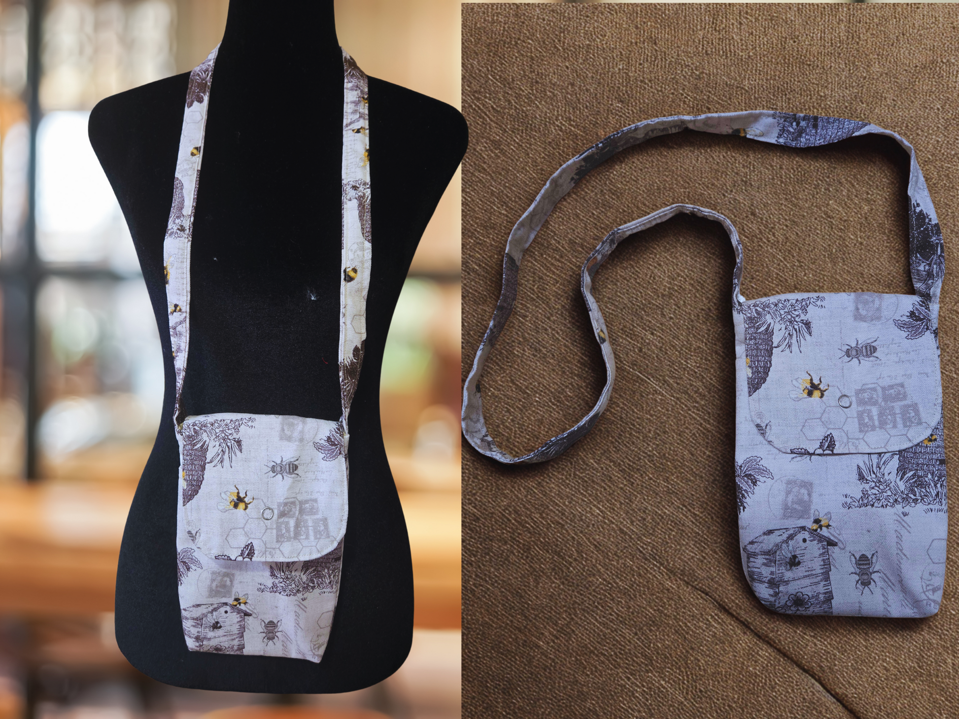 Everyday Crossbody Phone Bag – Handmade & Lightweight